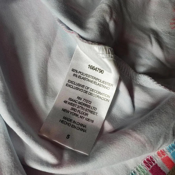 NWT Tommy Bahama Striped Sleeveless Girl Summer Dress Size 5 Blue Pink - Picture 8 of 13